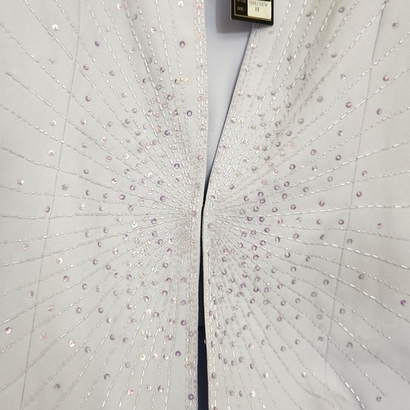 2 Piece Formal Suit Jacket with Maxi Skirt Size 10 Wedding Party New Donna Vinci - Picture 4 of 16